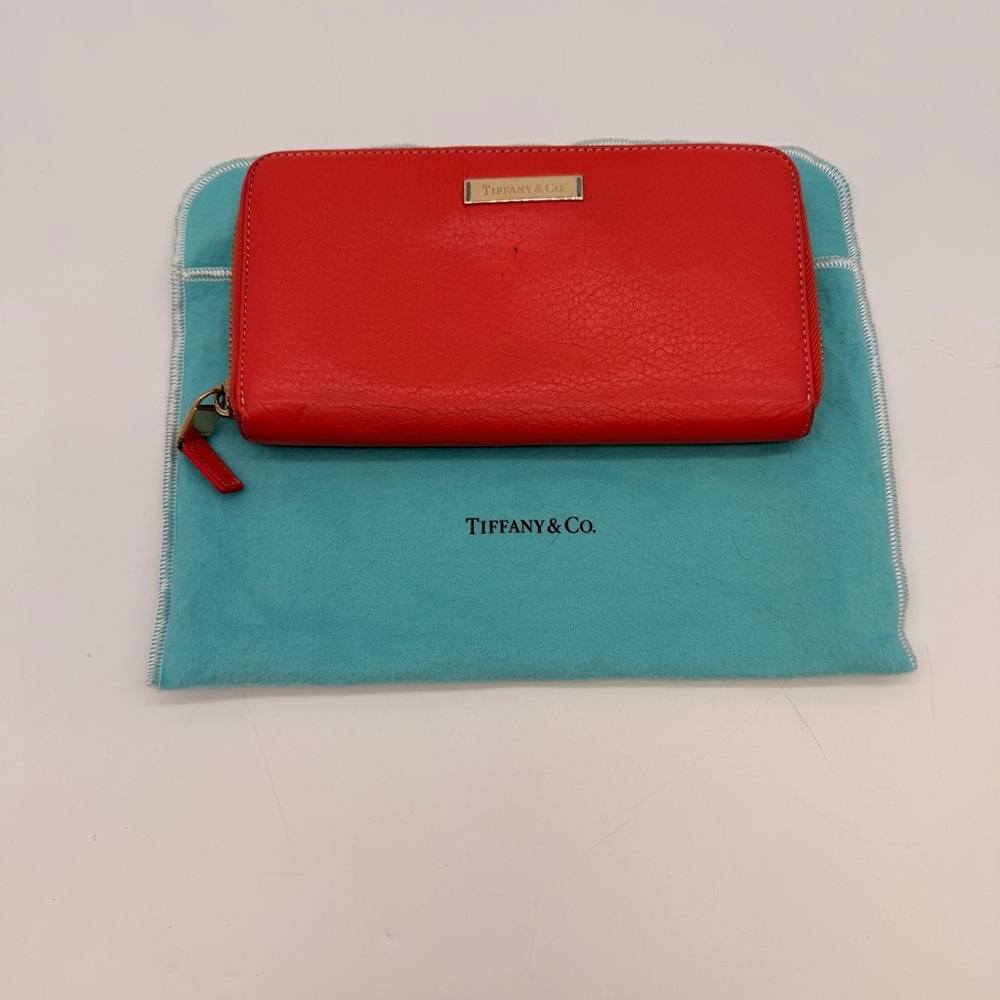 Tiffany & Co. Red Leather Wallet